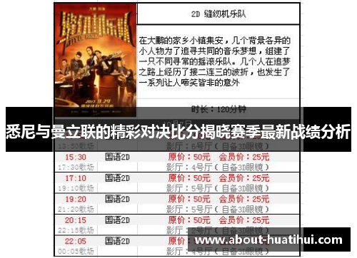 悉尼与曼立联的精彩对决比分揭晓赛季最新战绩分析